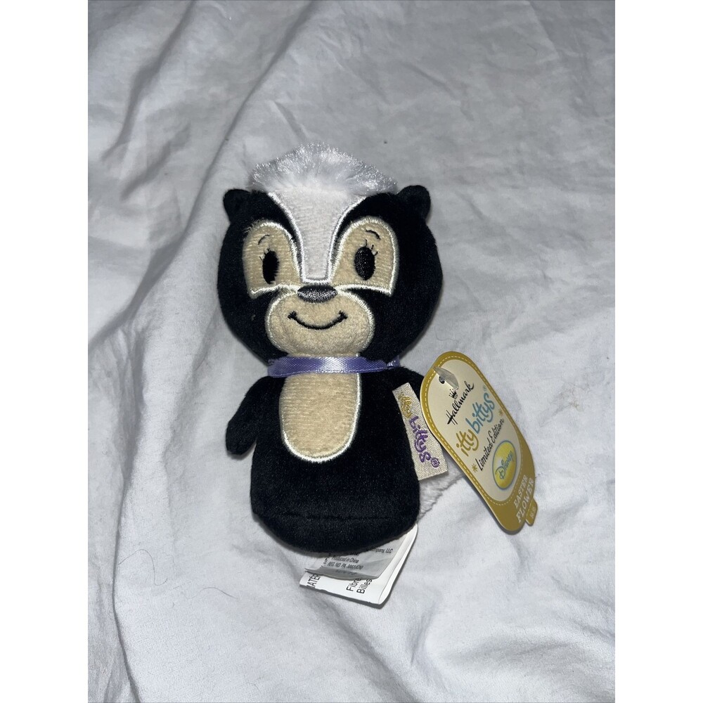 2015 Hallmark Flower Skunk Bambi Disney Itty Bittys Limited Edition Easter NWT